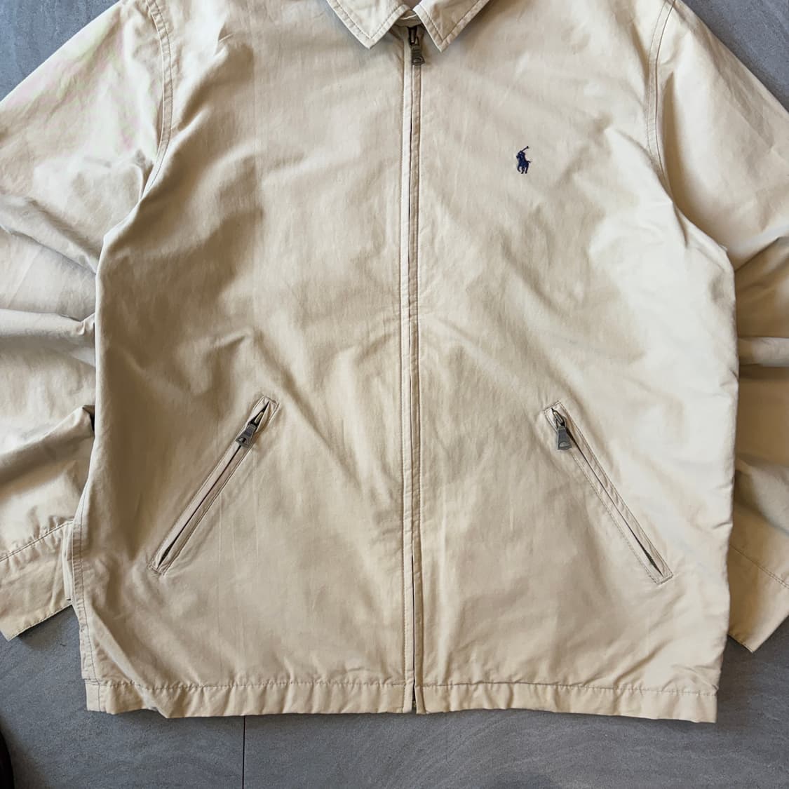폴로 국내 두산 정품 베이지 베이포트 자켓 상품이미지4
