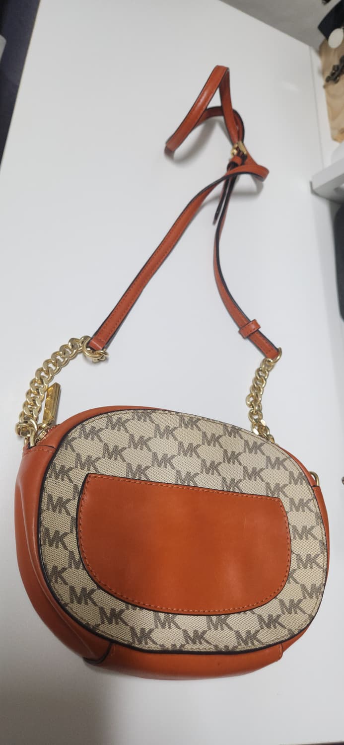 마이클 코어스 MK 로고 크로스백 오렌지 상품이미지2
