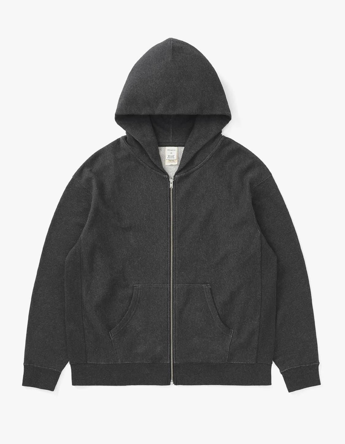 카키스 heather zip hoodie black L 상품이미지1