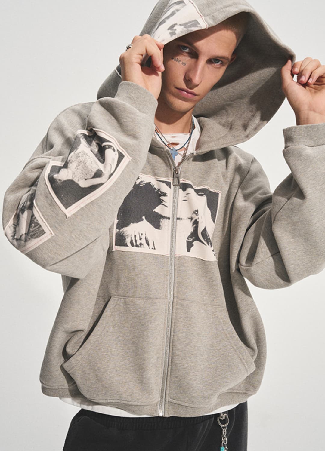 바스타드 후드집업 S 상품이미지1