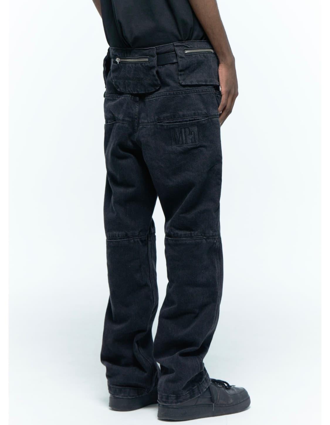 [M] 플라스틱 플로덕트 MPa BAG PANTS 백팬츠 블랙 상품이미지2