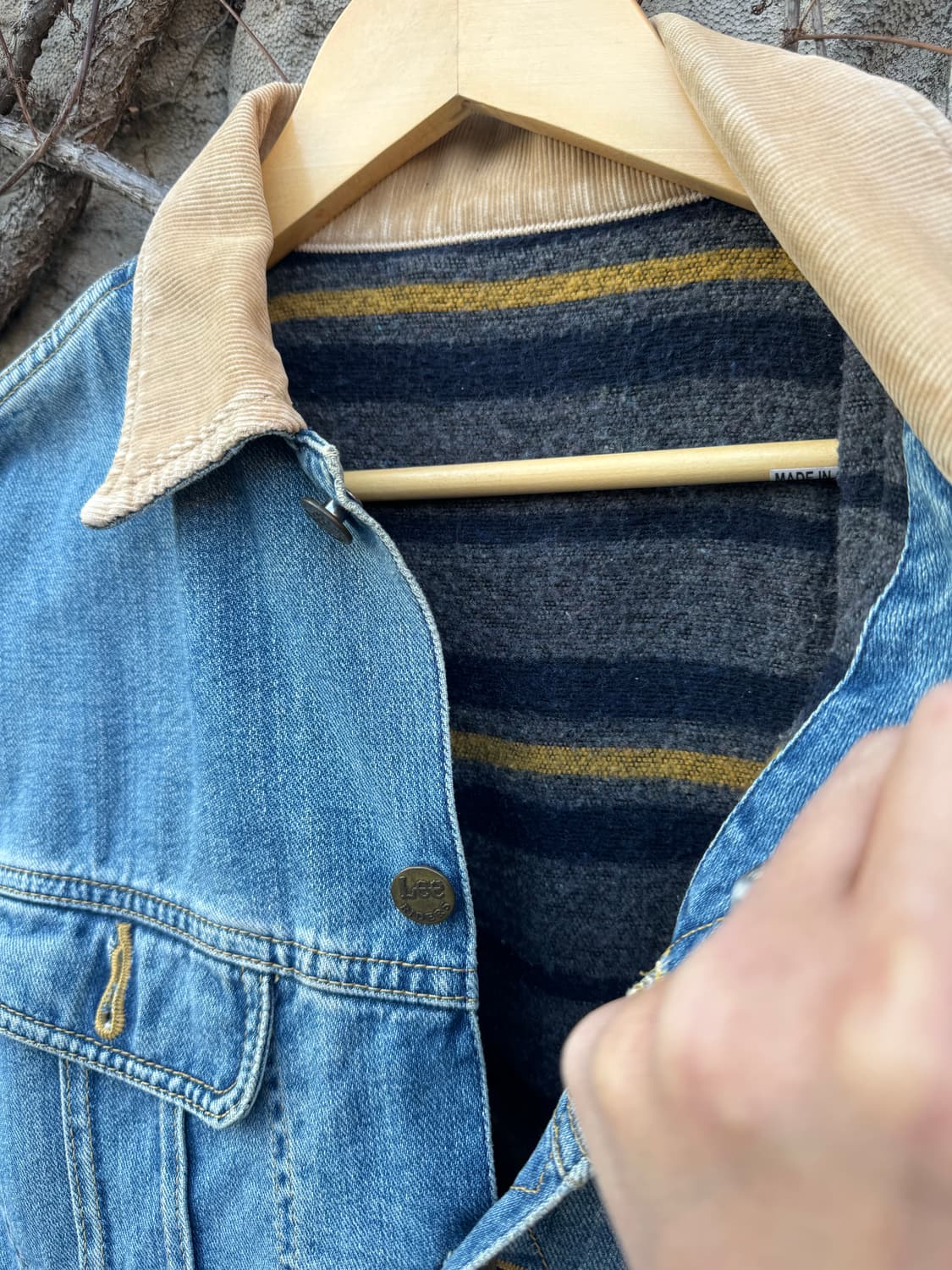 Lee japan 60s 101j 스톰라이더 복각 데님 트러커 자켓 상품이미지6