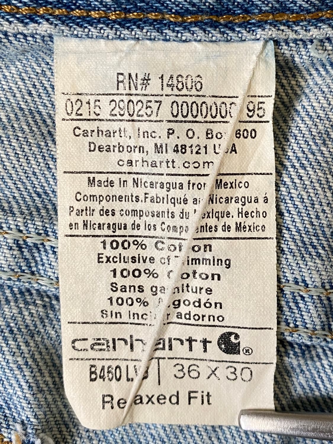 칼하트 진 (36) AB1207 상품이미지5