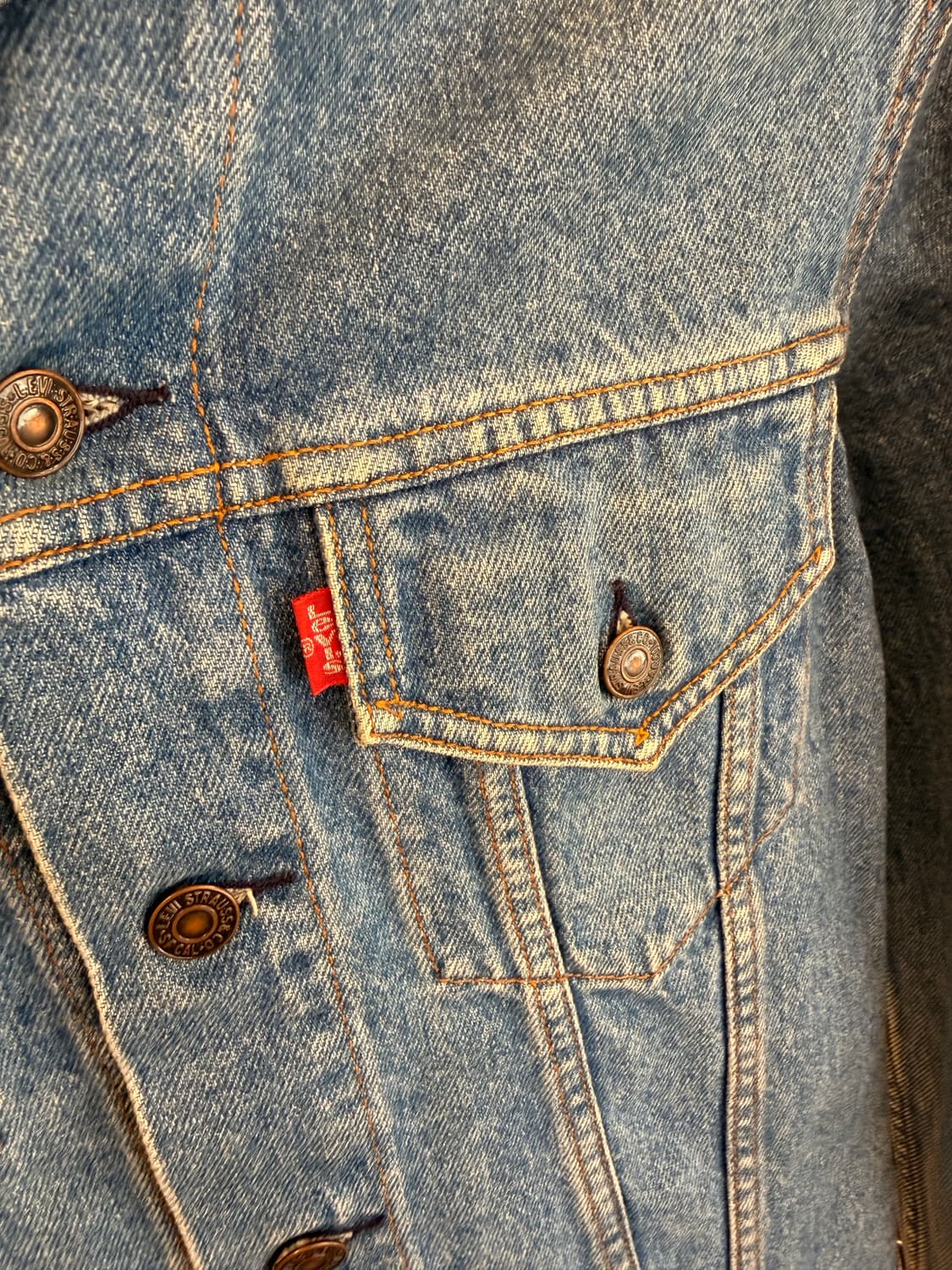 90s 리바이스 데님 트러커 자켓 상품이미지3