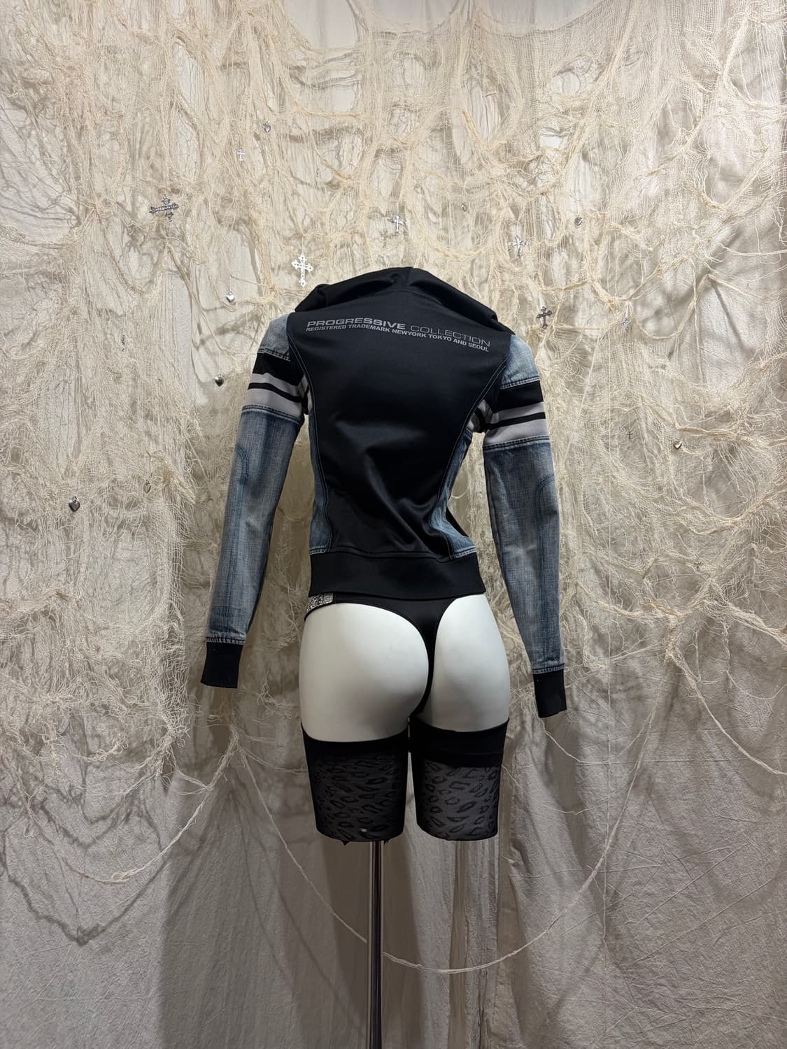 EXR 00‘s washing patch track hoodie zip  상품이미지3