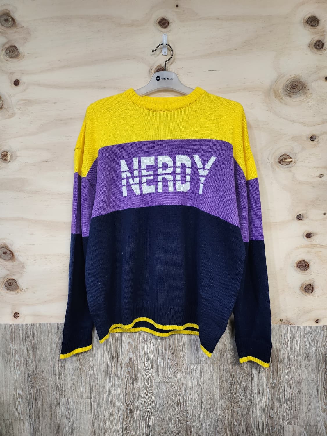 682) 널디 NERDY 컬러 블록 니트 상품이미지1