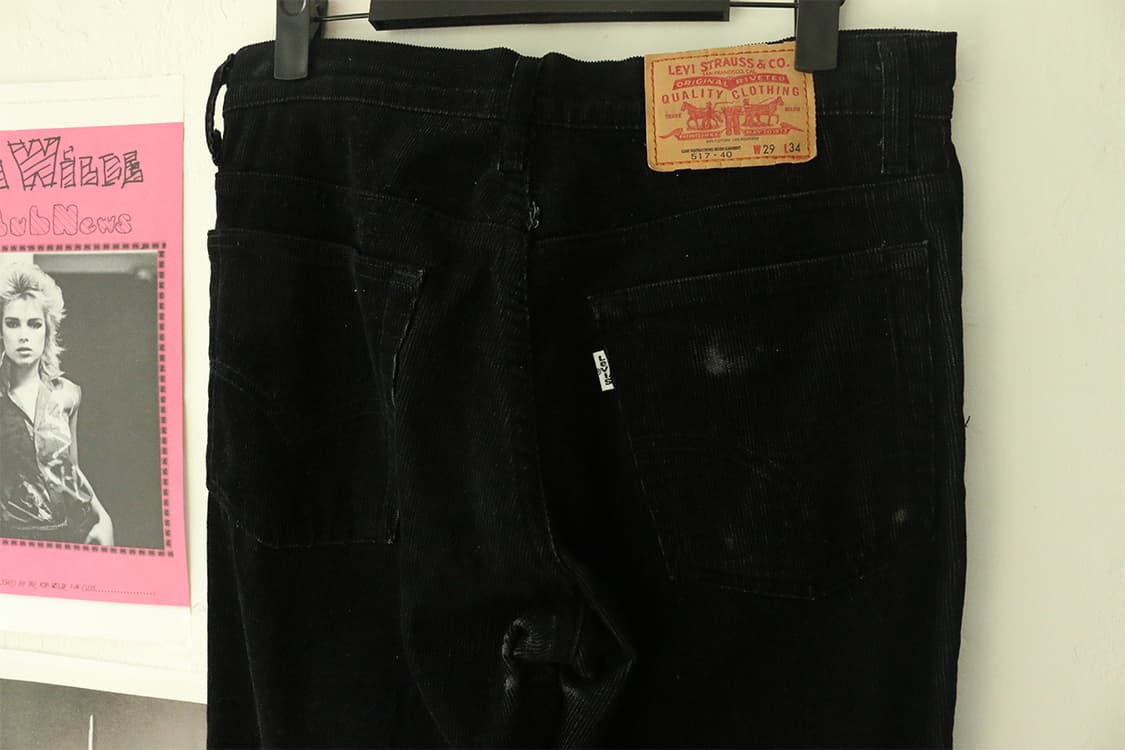 리바이스 517 블랙 코듀로이 부츠컷 팬츠 상품이미지7