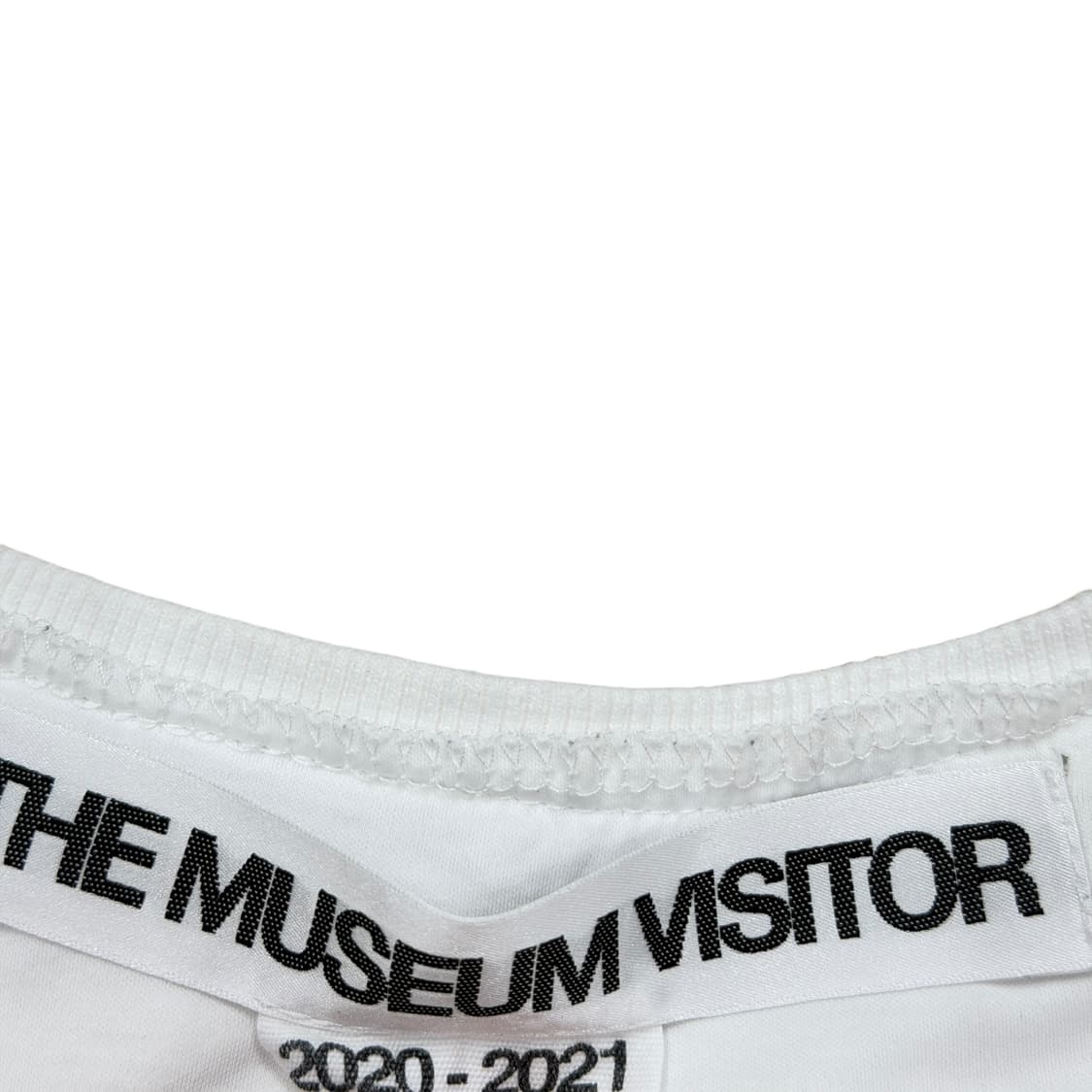 더뮤지엄비지터 초창기 2020-2021 반팔 화이트 상품이미지4