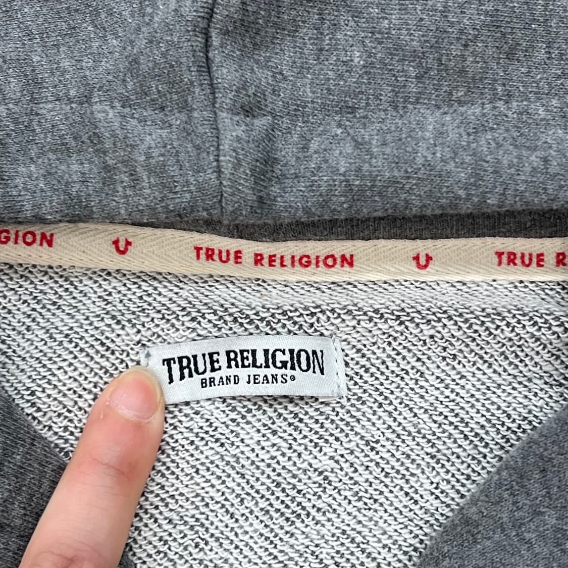 트루릴리전 레터링 후드집업 r2447 상품이미지7