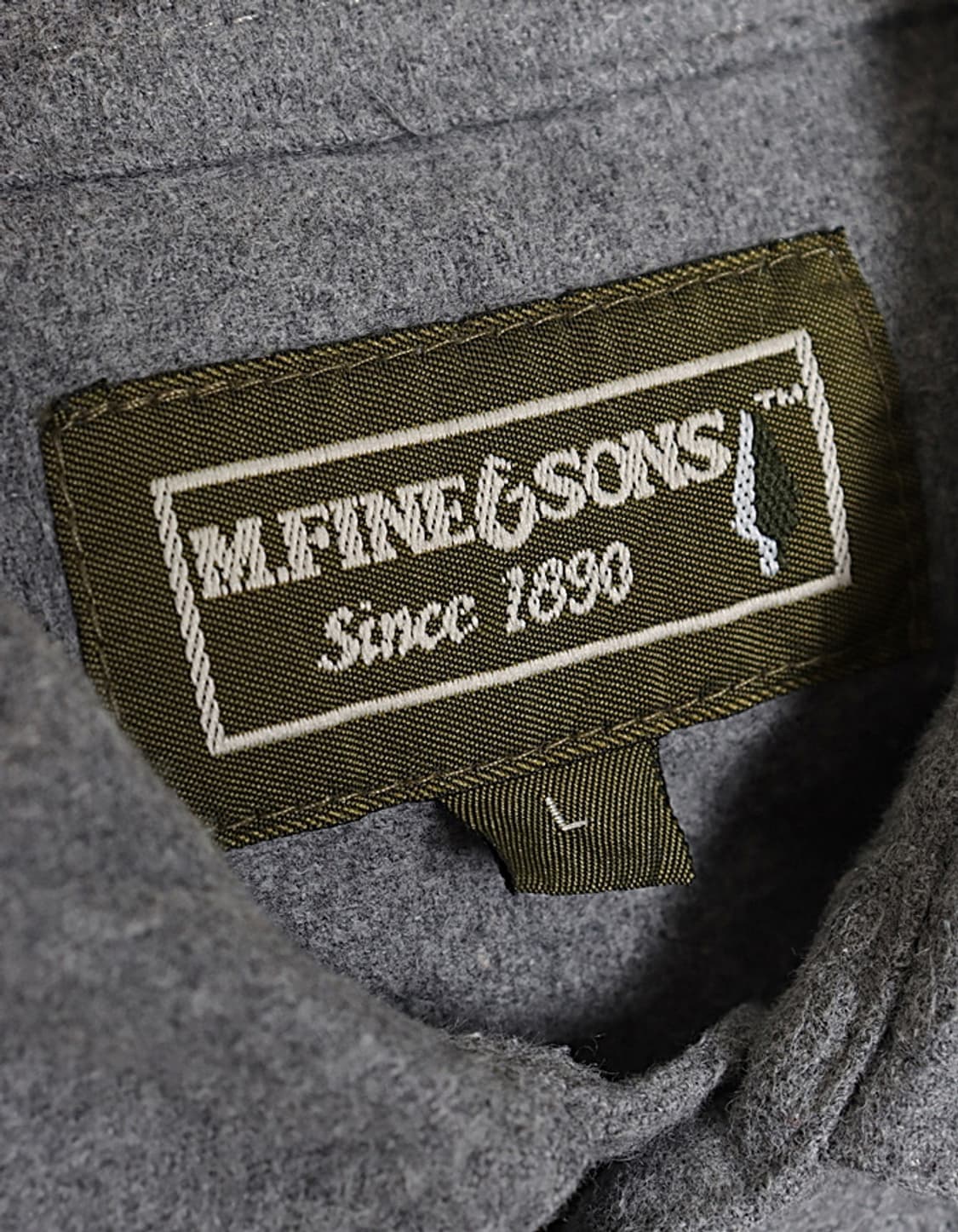  90's M.FINE&SONS Heavy Flannel Shirts 상품이미지8