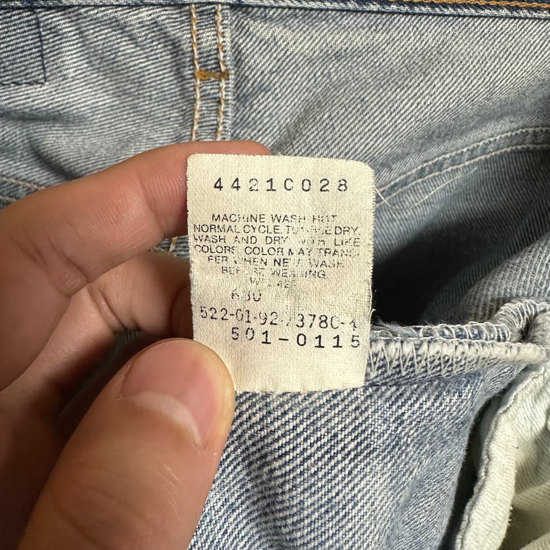 90s 빈티지 리바이스 501 청바지 31사이즈 상품이미지10