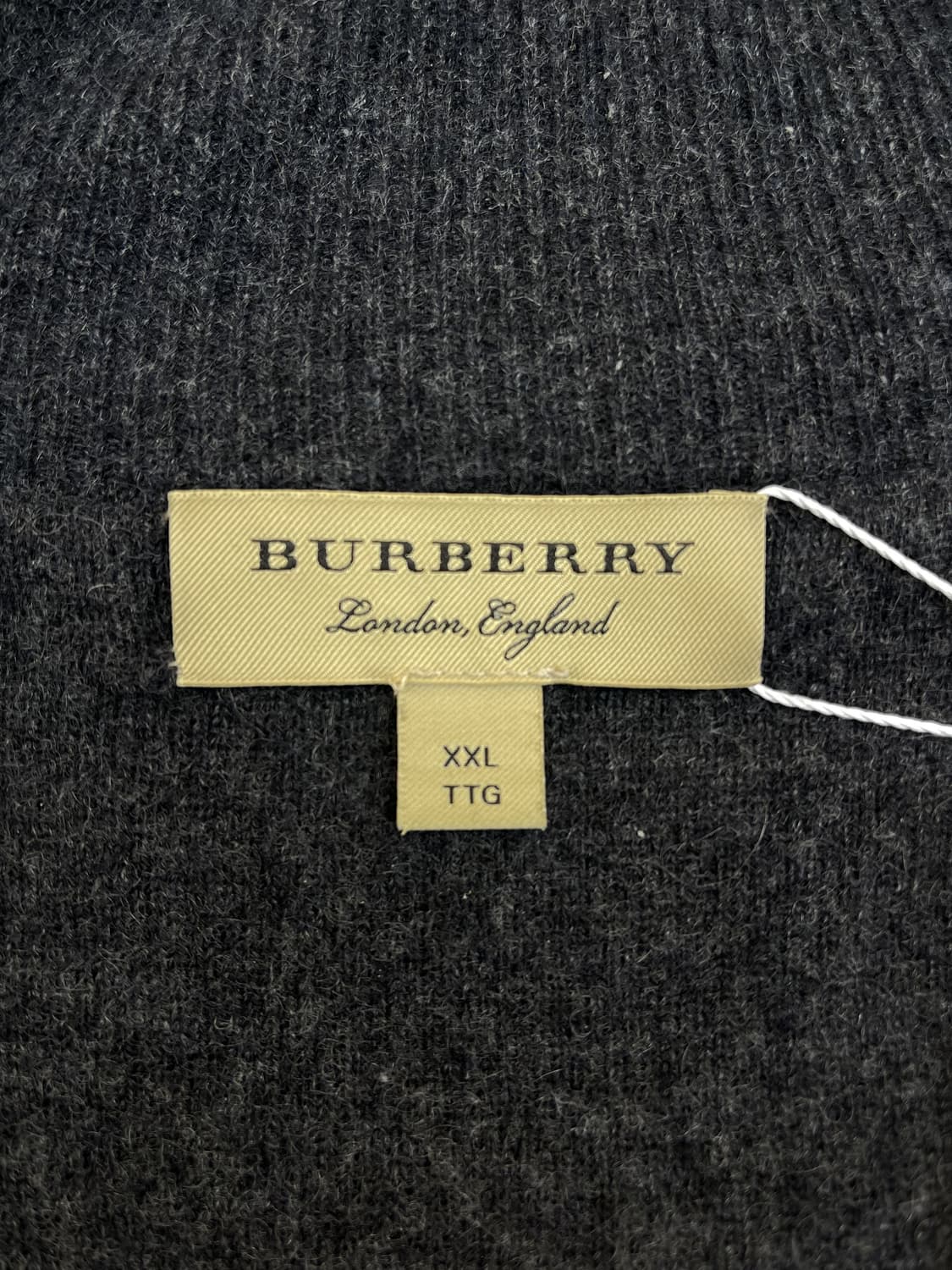 버버리 100%캐시미어 하프 집 스웨터 상품이미지8