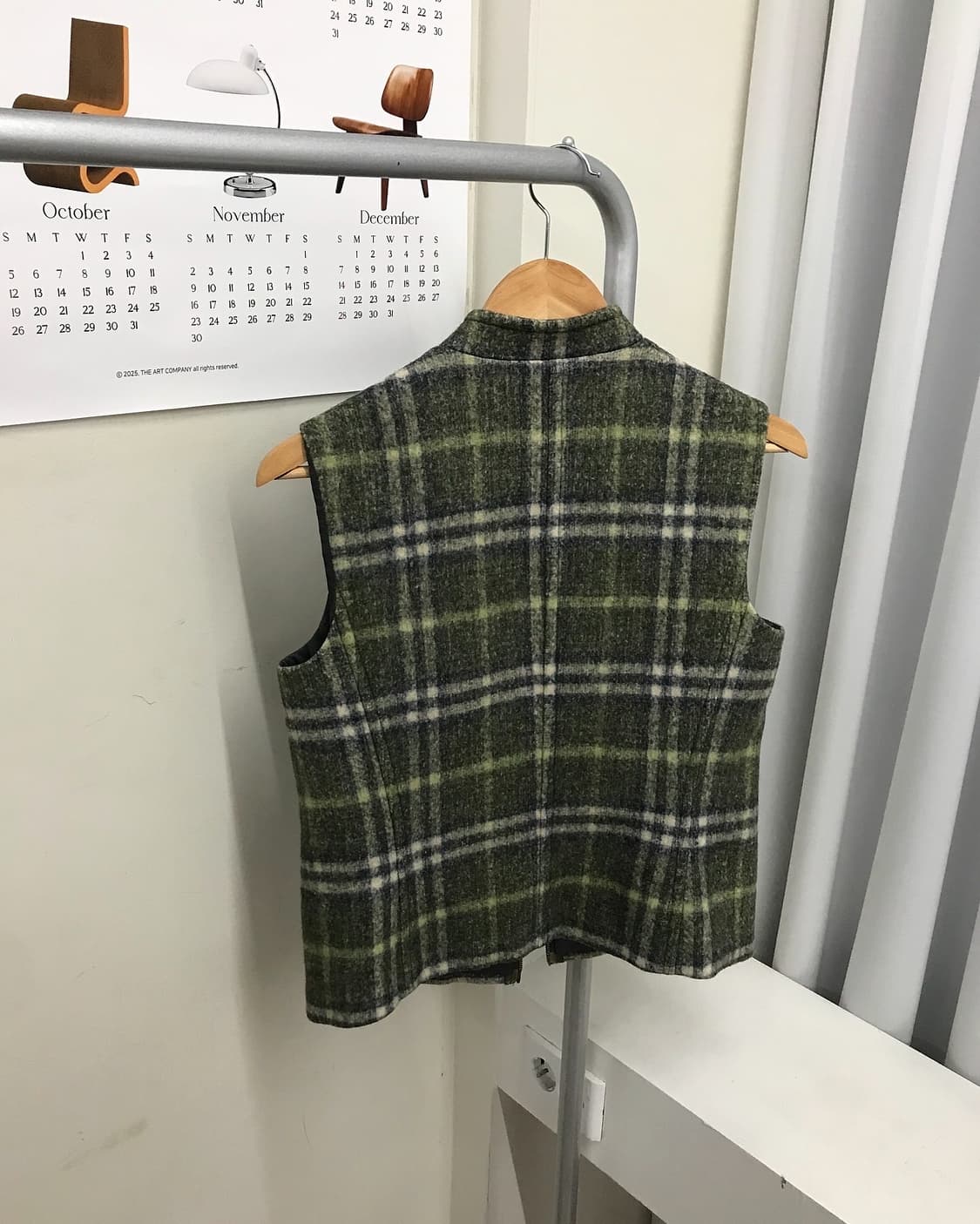 버버리 울 체크 베스트 자켓 상품이미지3