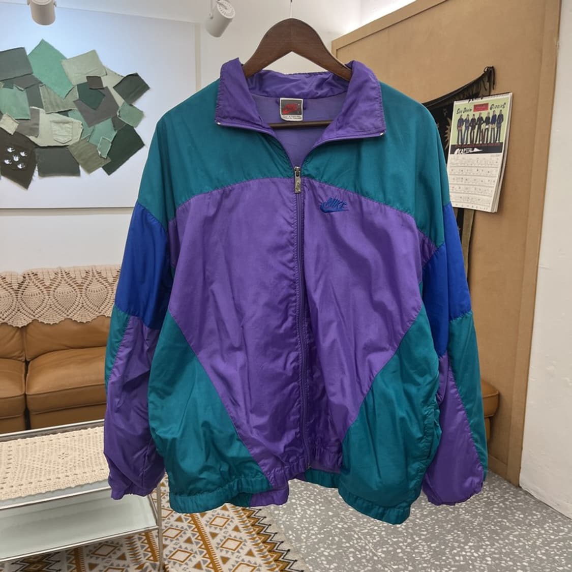 나이키 빈티지 올드스쿨 레트로 90's 바람막이 자켓 L C11199 상품이미지3