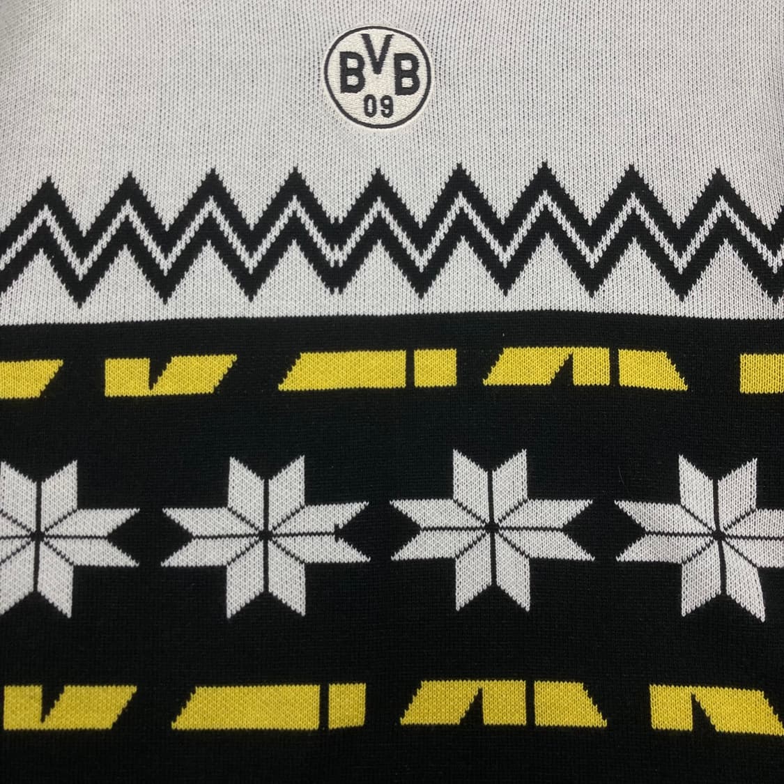 도르트문트 믹스 컬러 패턴 니트 상품이미지2