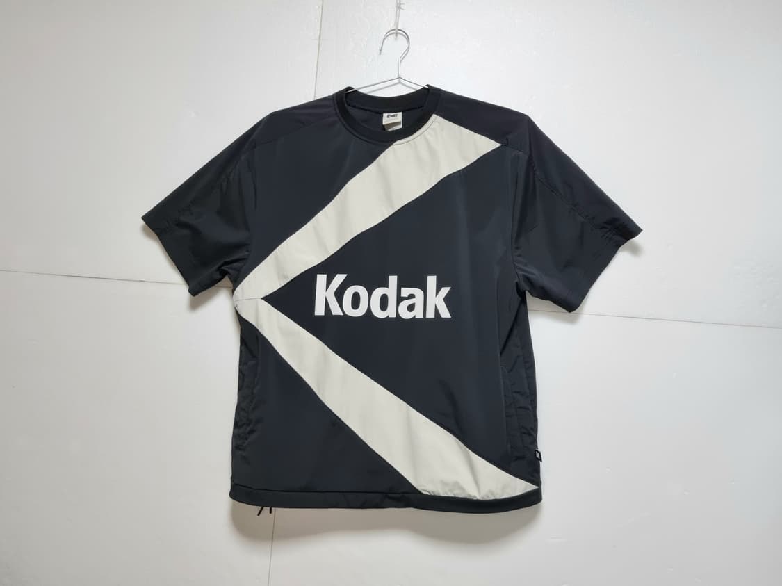 남성 2023 코닥 KODAK 빅로고 우븐 반팔 상품이미지2