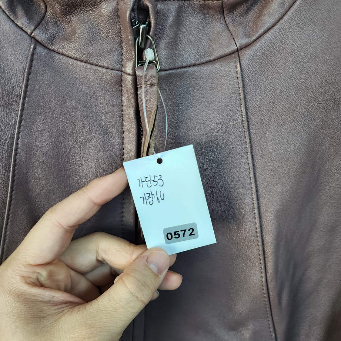 카시바디 브라운 양가죽 점퍼 상품이미지5