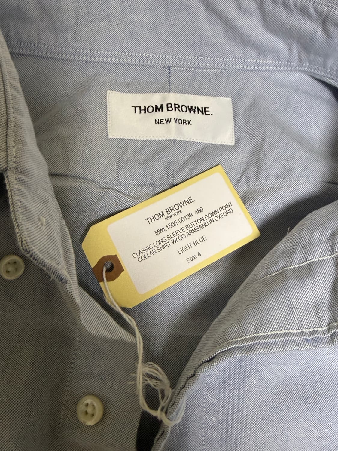 톰브라운 옥스포드 암밴드셔츠 (4) 상품이미지4