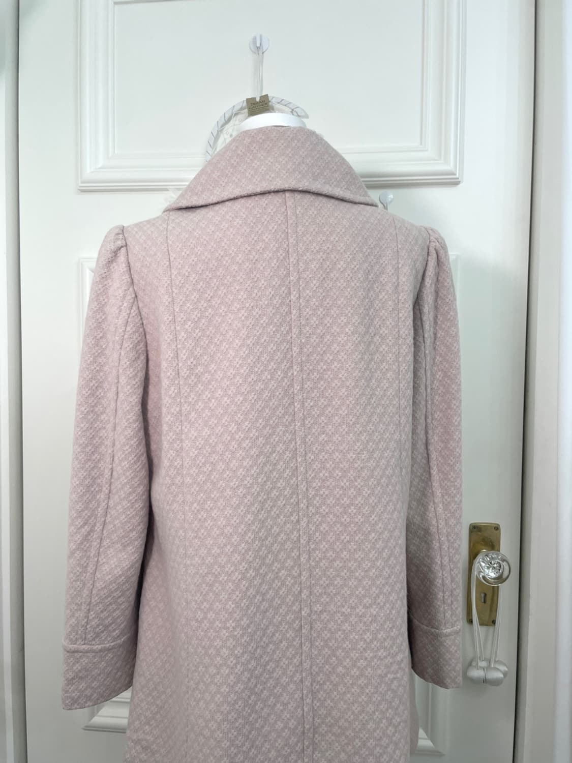 sheer pink flower jacquard basic wool co 상품이미지3