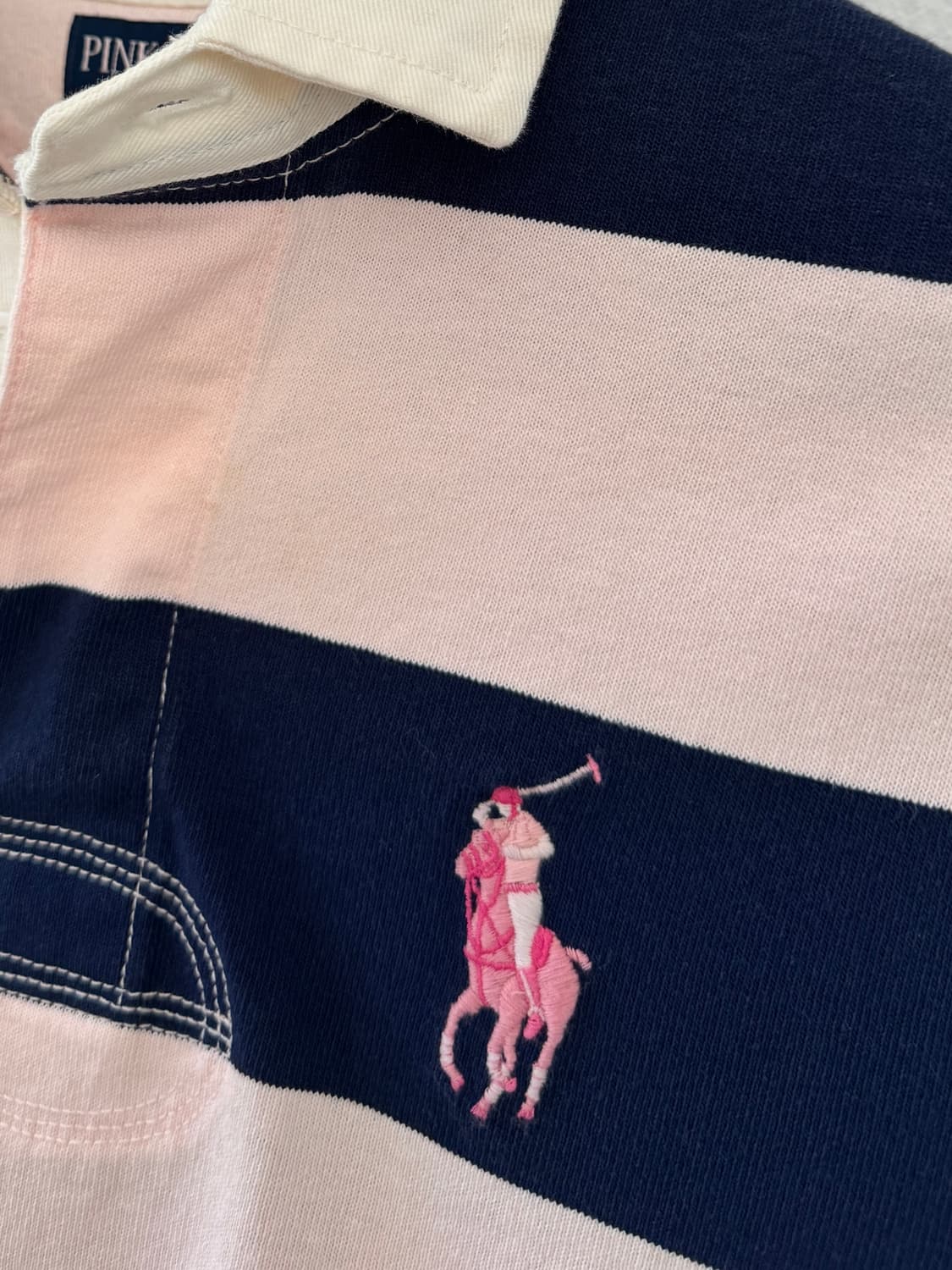 폴로 핑크포니 럭비티 상품이미지4