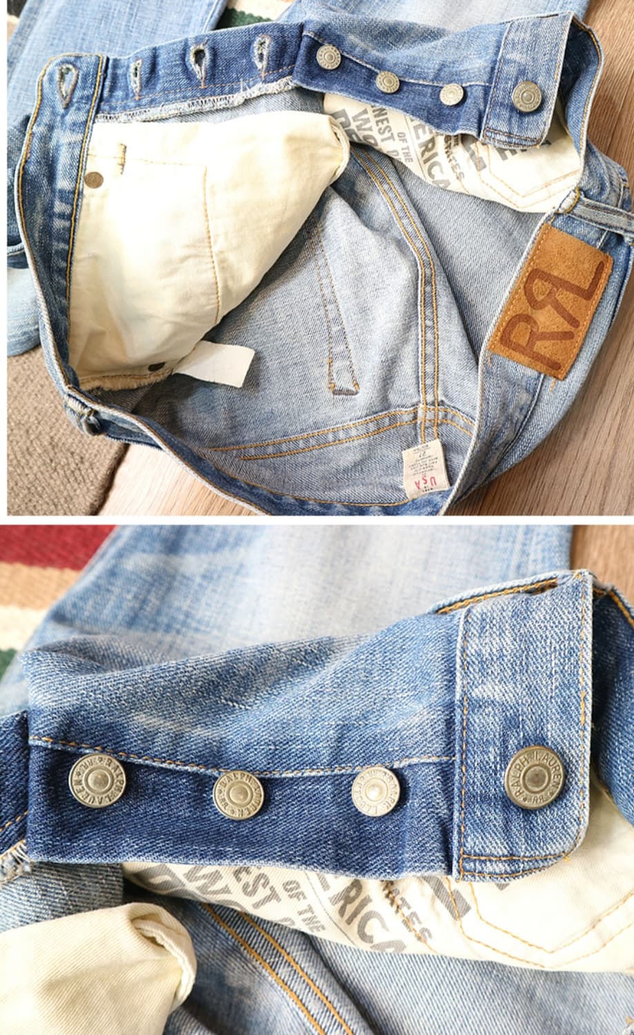 

미국메이드 더블알엘 RRL 알알엘 우먼 데님 팬츠  상품이미지7