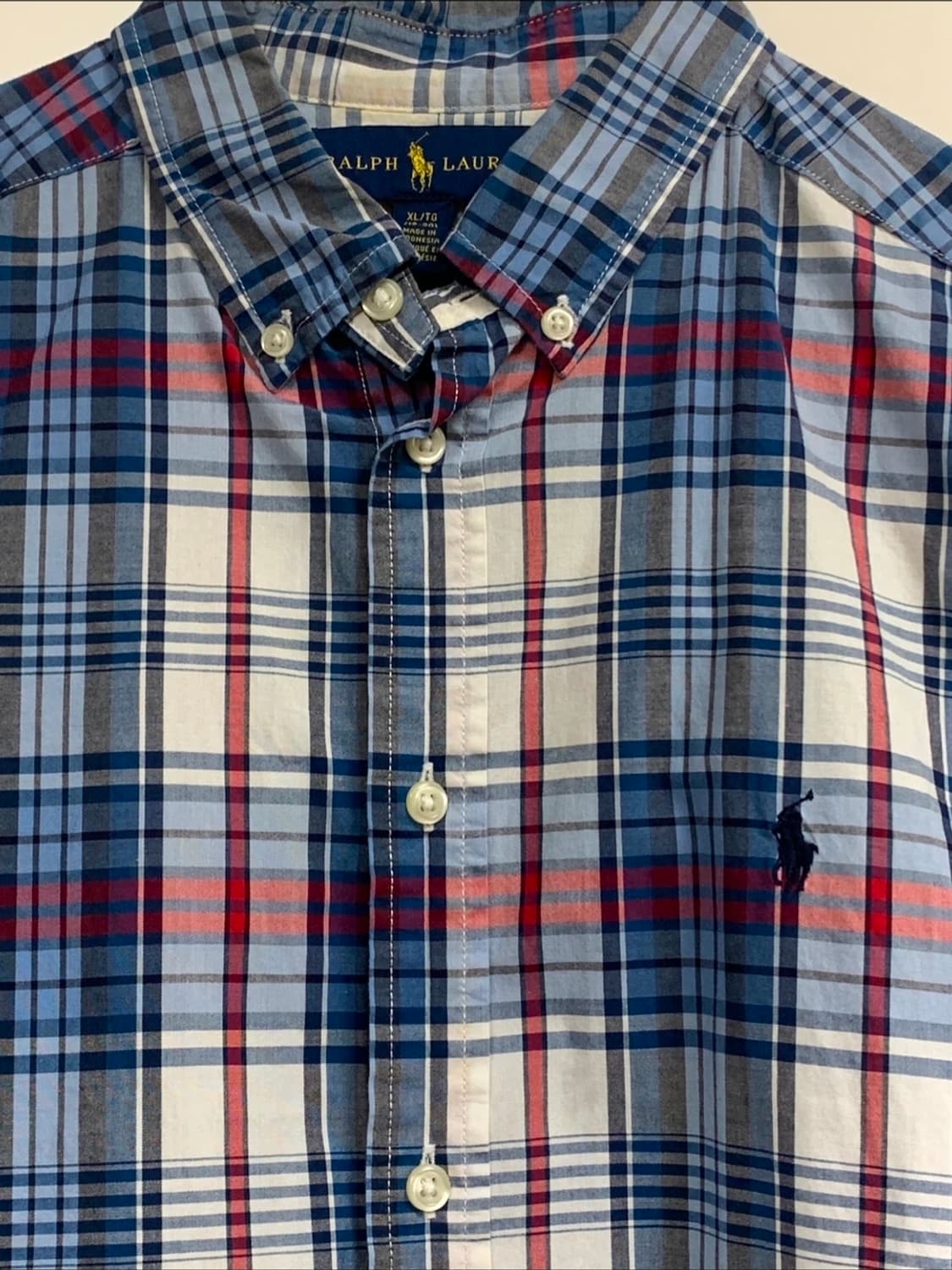 폴로랄프로렌 체크셔츠 m 상품이미지1