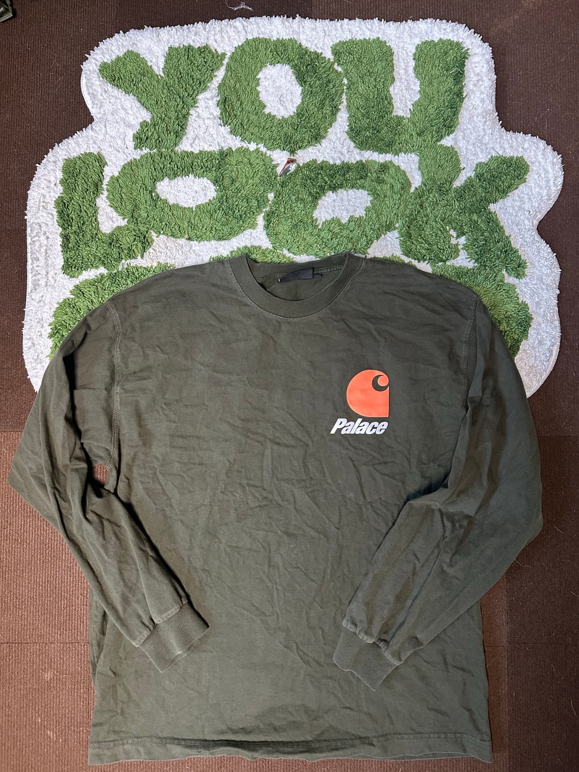 칼하트 팔라스 롱슬리브 카키 XL 상품이미지2