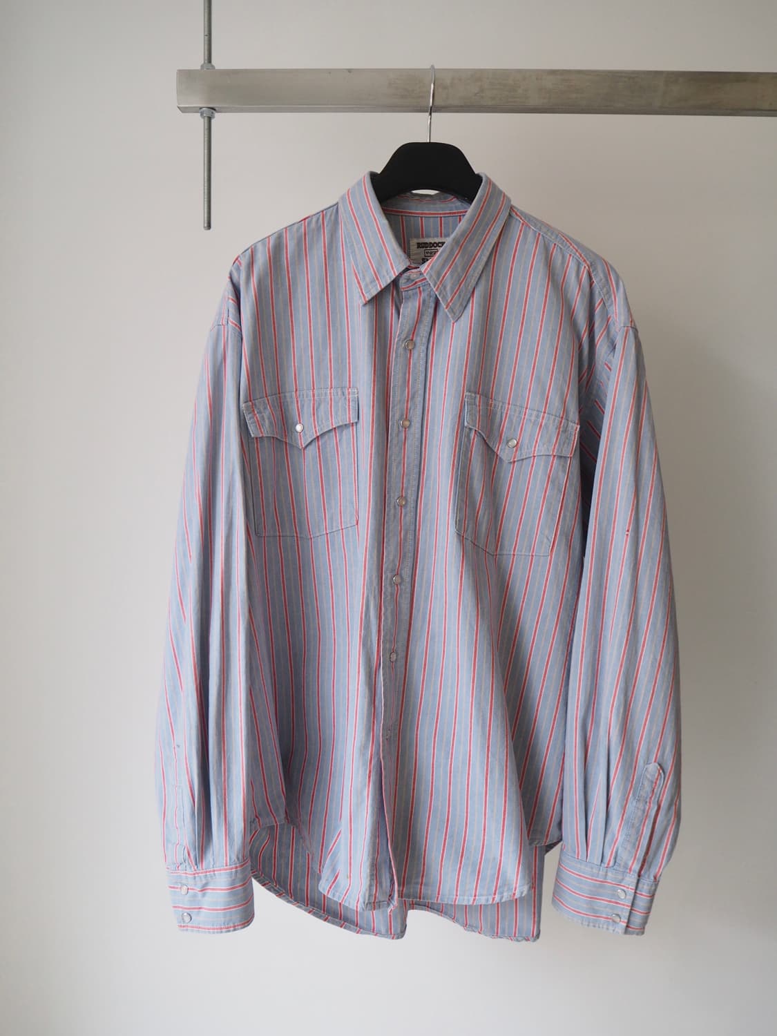 1990's RUD DOCK stripe shirt  상품이미지1
