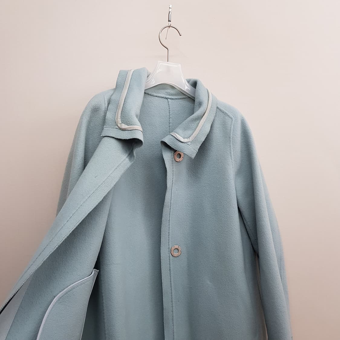 한섬 마인 울 캐시미어 핸드메이드 코트 76-90-155사이즈 상품이미지5