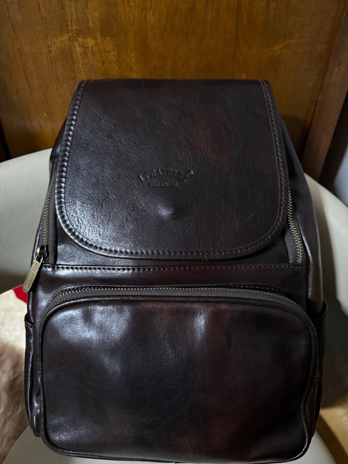 이태리통가죽여성백팩거의새것 상품이미지1