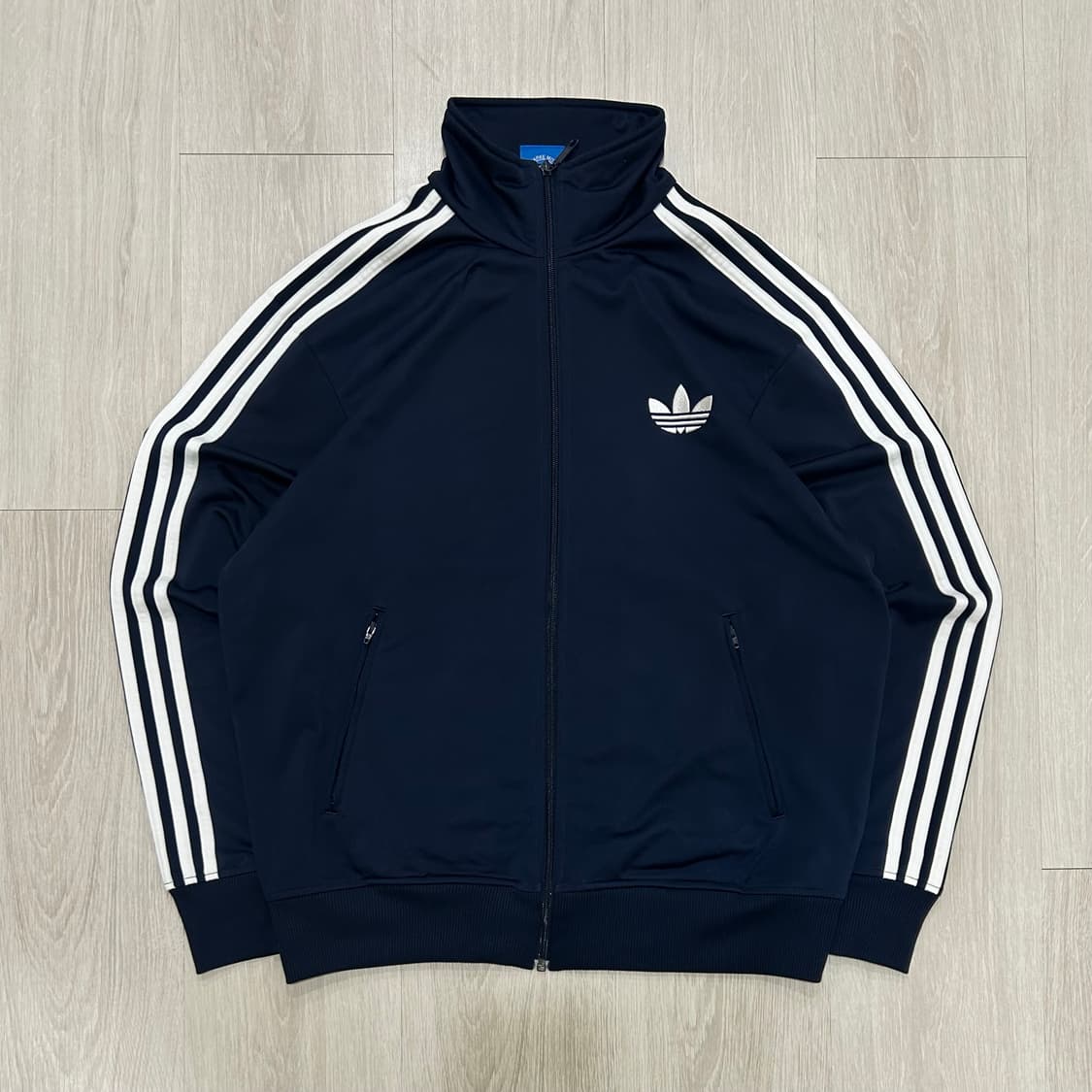 【인기】 아디다스 구형 파이어버드 트랙탑 져지 네이비 110 2XL 상품이미지1