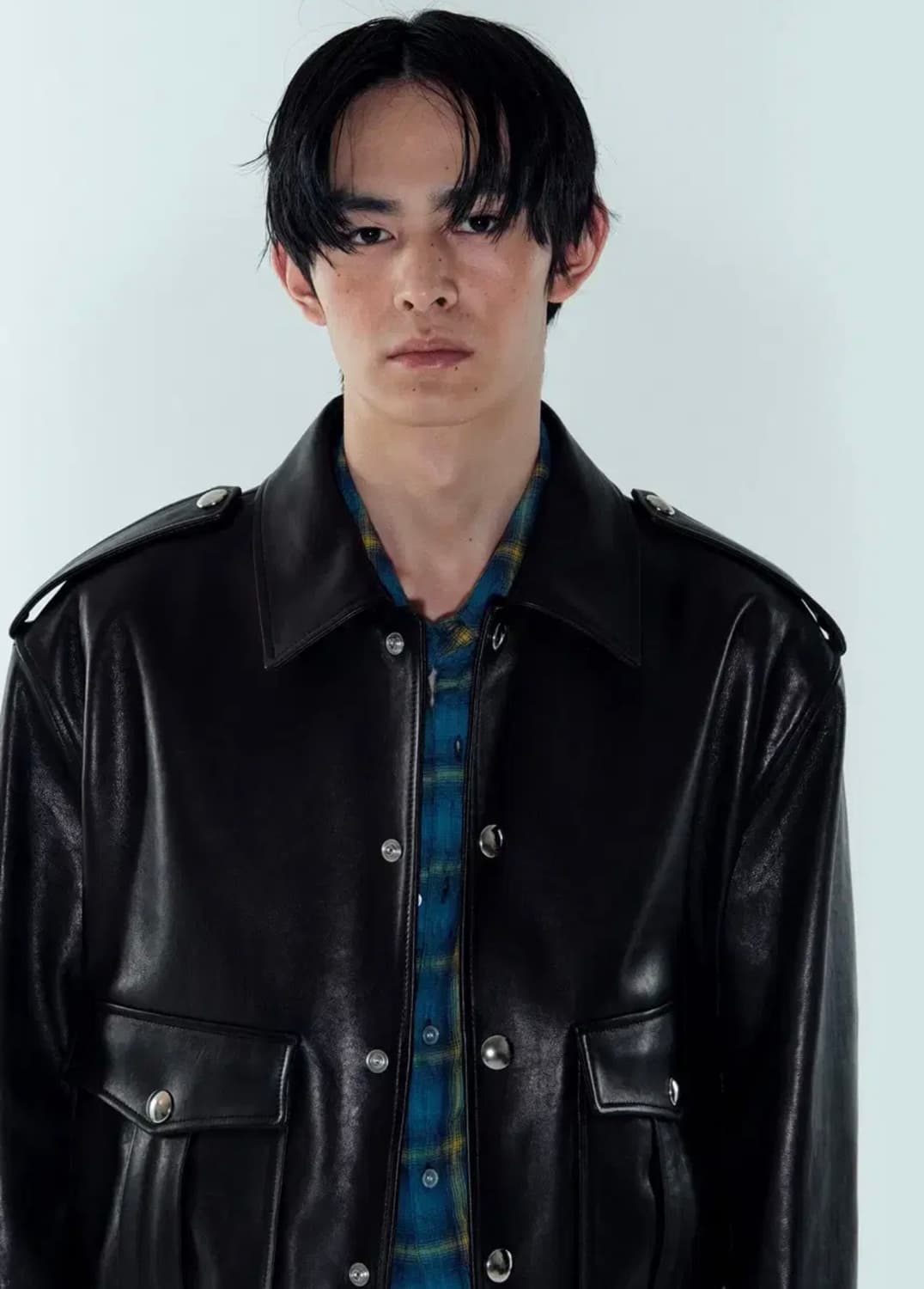 [L] 노이스 로버트 램스킨 레더 가죽 자켓 상품이미지8