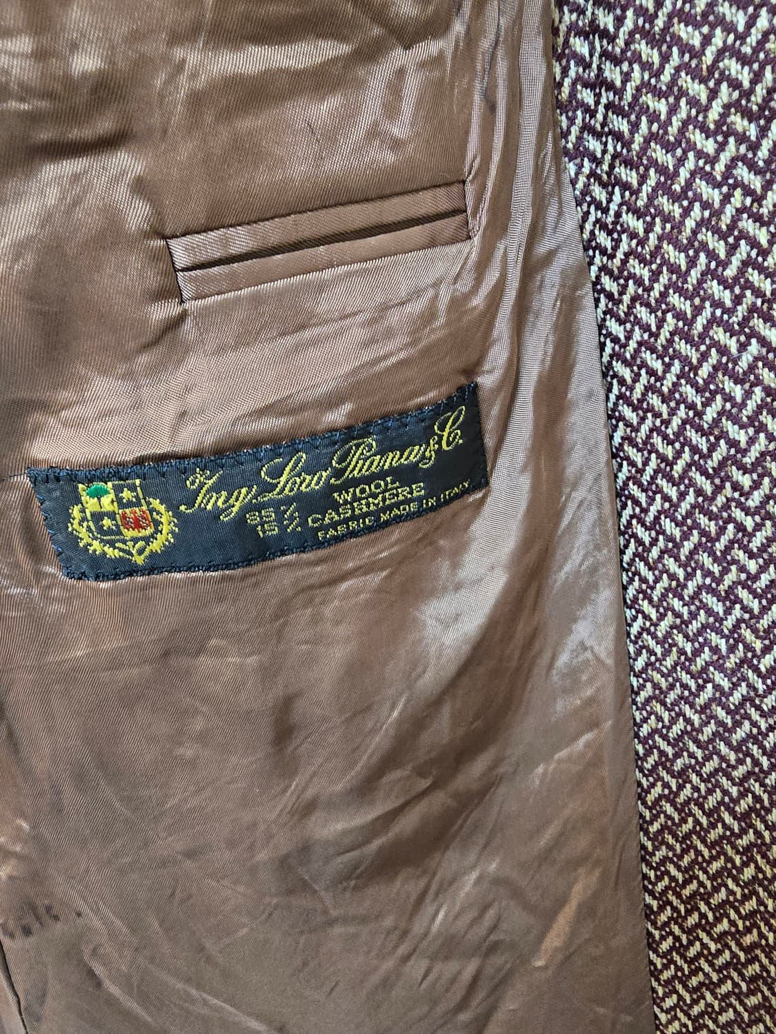 휴고 보스 브라운 울 캐시미어 자켓 48 (새상품급) 상품이미지6