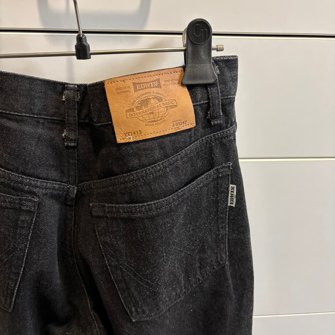 EDWIN 에드윈 블랙 데님 팬츠 31 남녀공용 상품이미지3