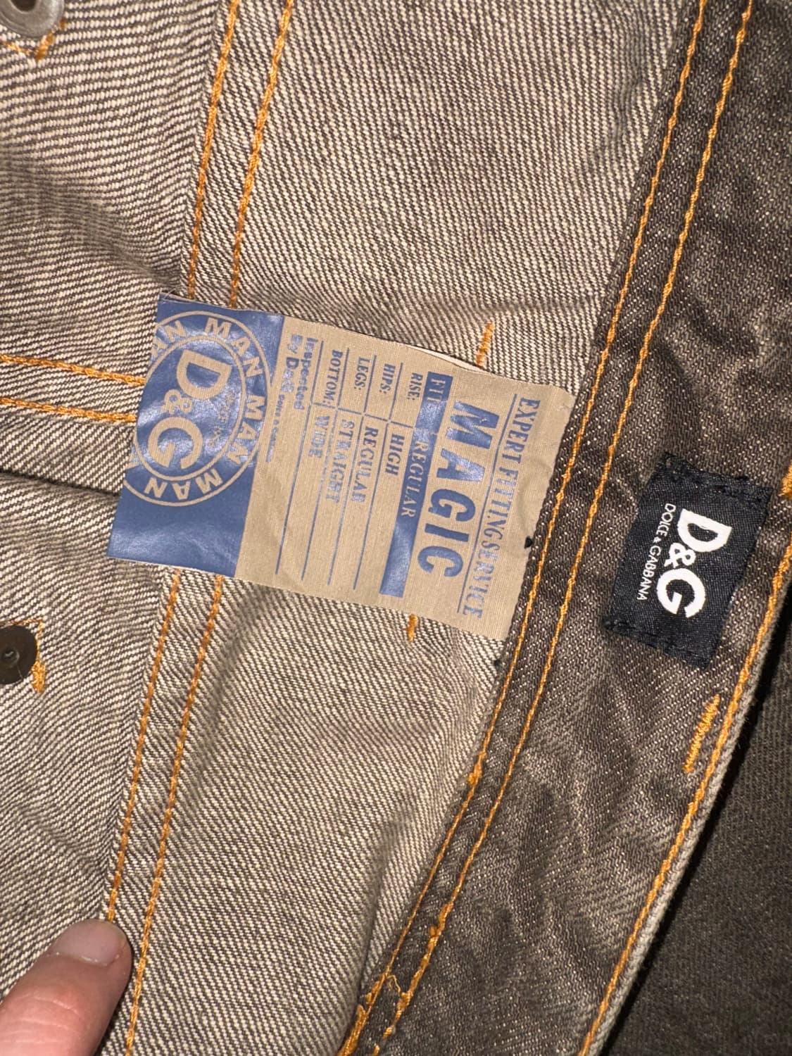00’s D&G Distressed Denim Pants 상품이미지4