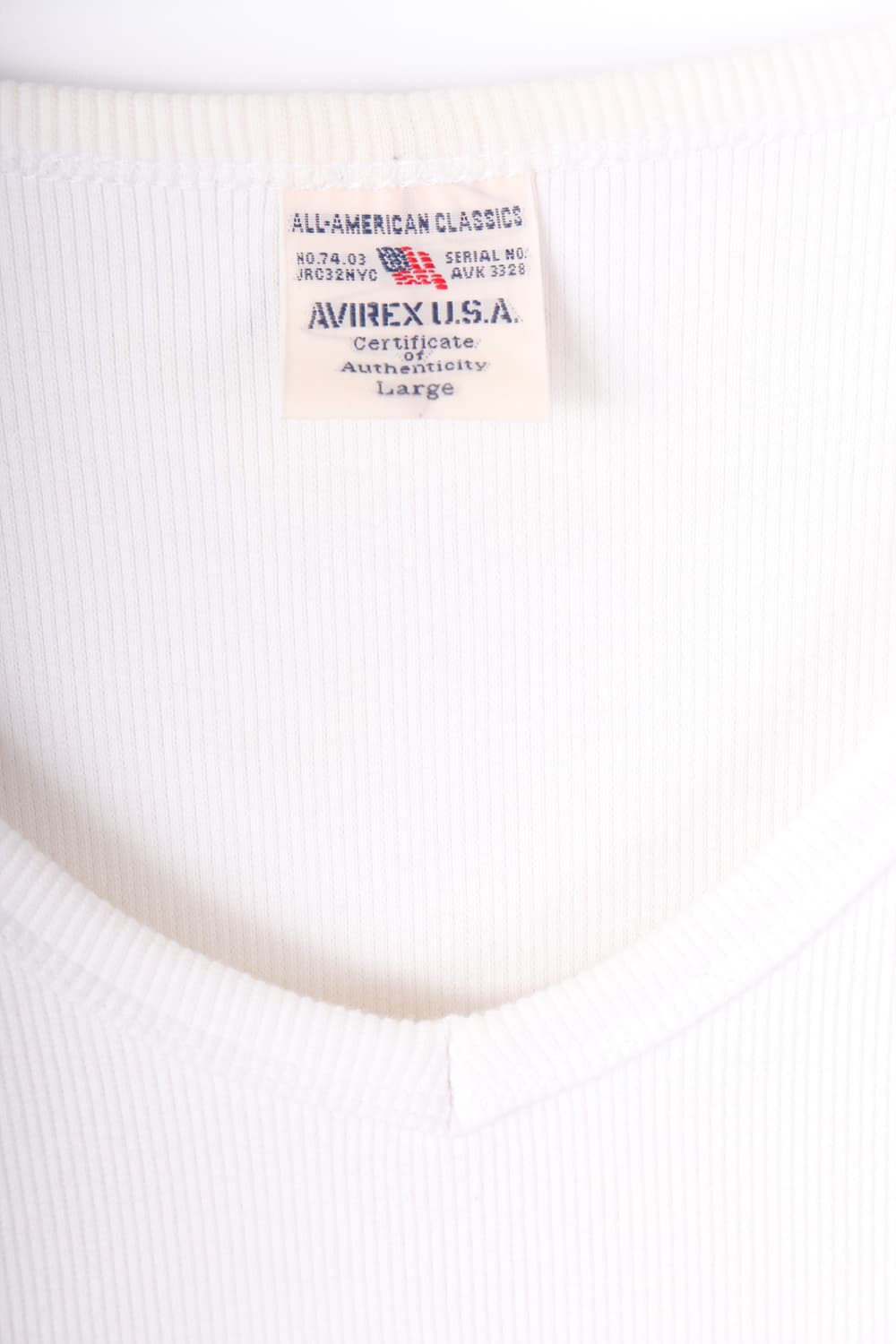 AVIREX Waffle long sleeve 상품이미지4