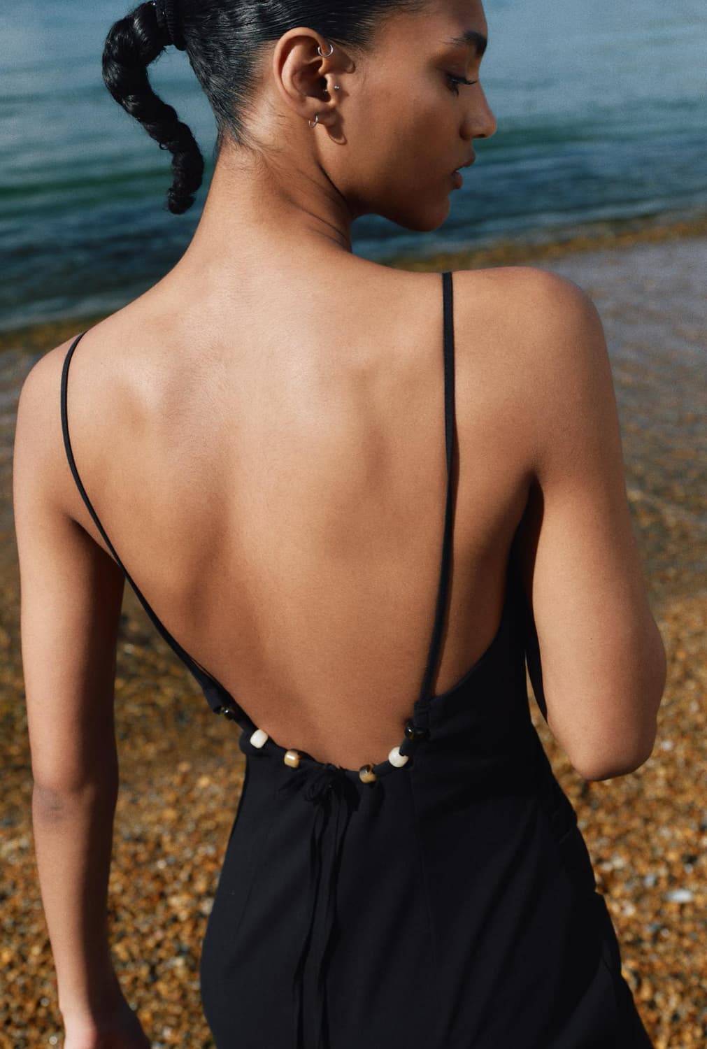ZARA 자라 컷아웃 롱 원피스 상품이미지2