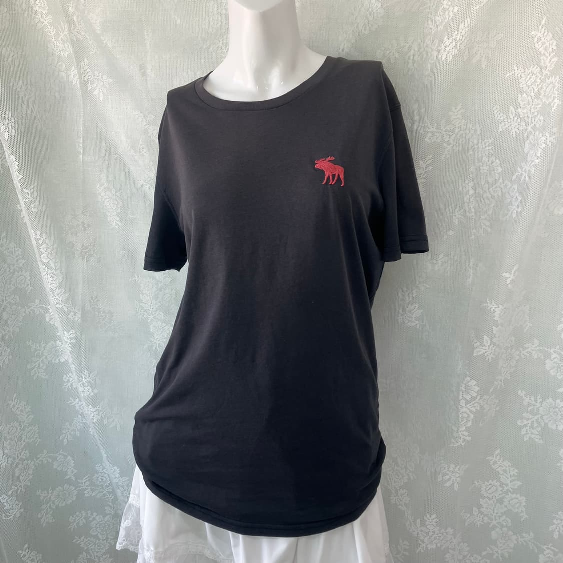 Abercrombie unisex charcoal half t-shirt 상품이미지3