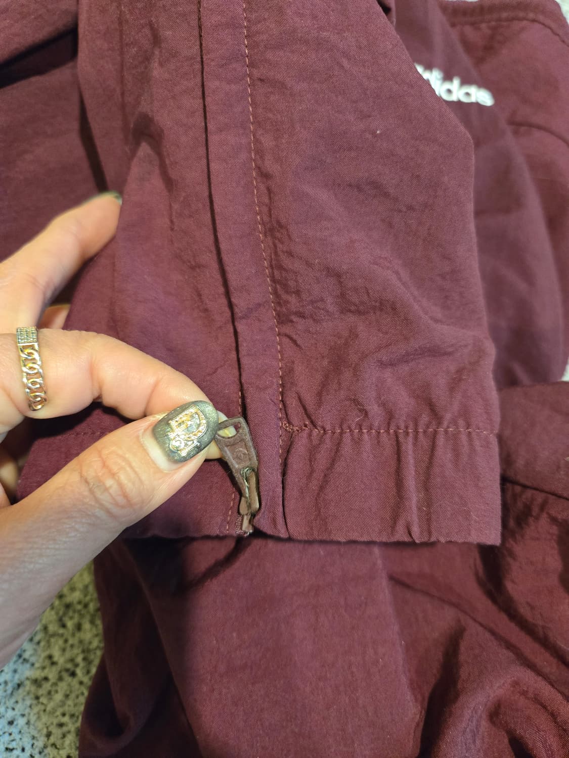 아디다스 우븐 기모바지 트레이닝 바지 하의 M-L 상품이미지5