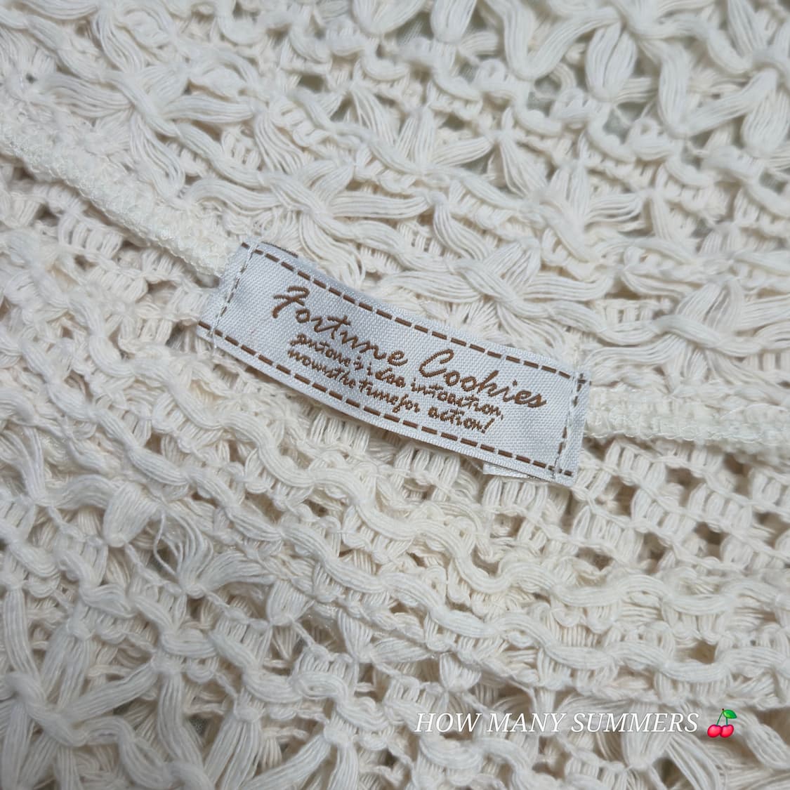 ​일본 빈티지 크로쉐 니트 조끼 펀칭 레이스 반팔 탑 여름 레이어드 뷔스 상품이미지3