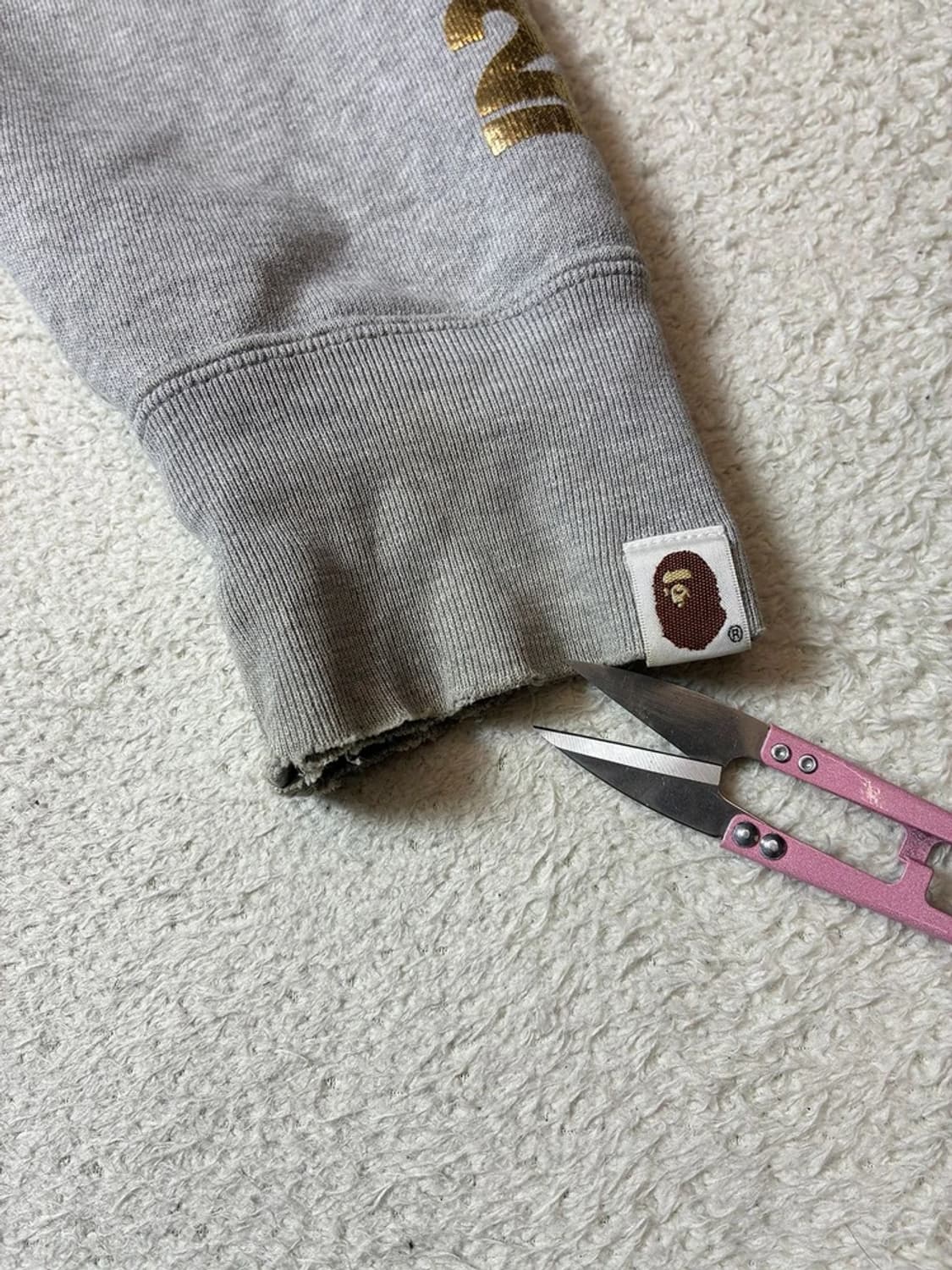 베이프 Bape 23주년 한정판 샤크 후드 풀 집업 PN7929 상품이미지5