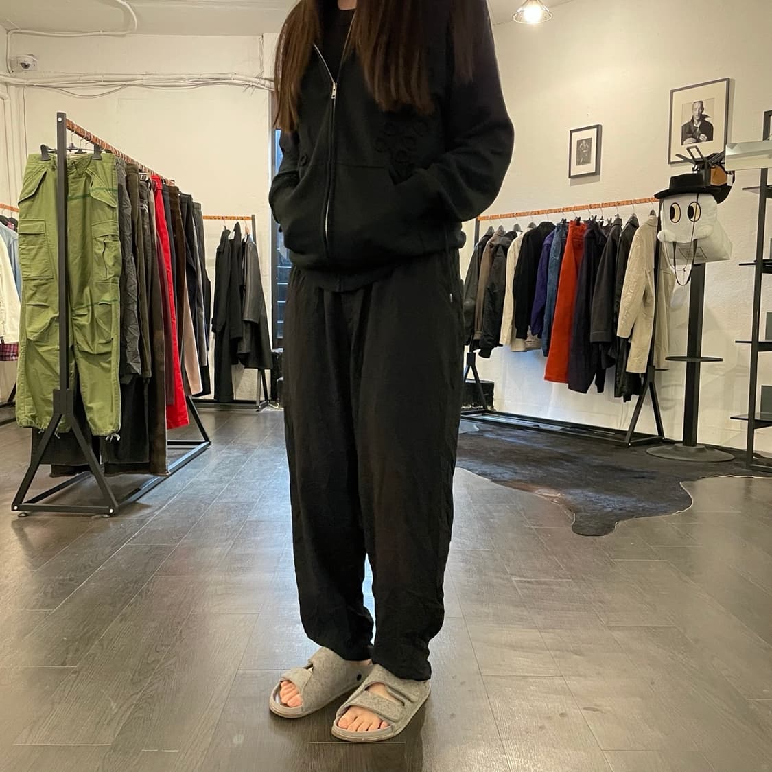 요지야마모토 뿌르옴므 주름가공 조거팬츠 상품이미지4