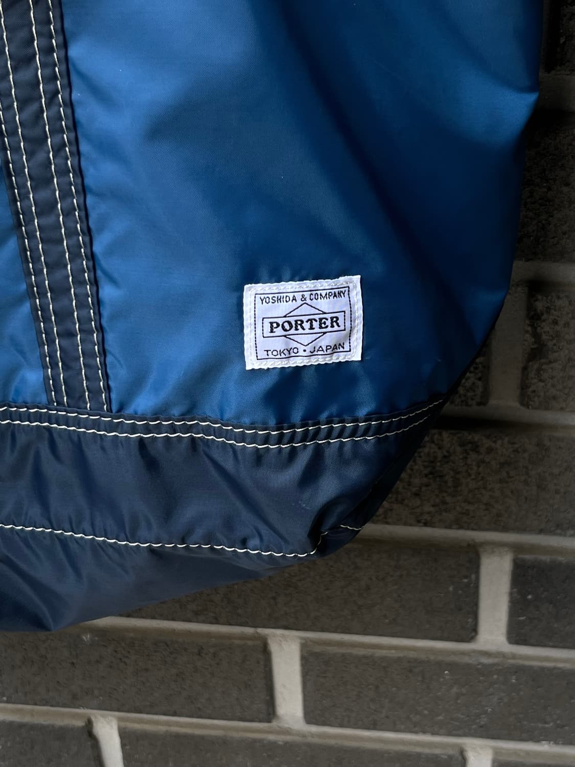 PORTER 포터 스티치 호보백 블루 상품이미지3