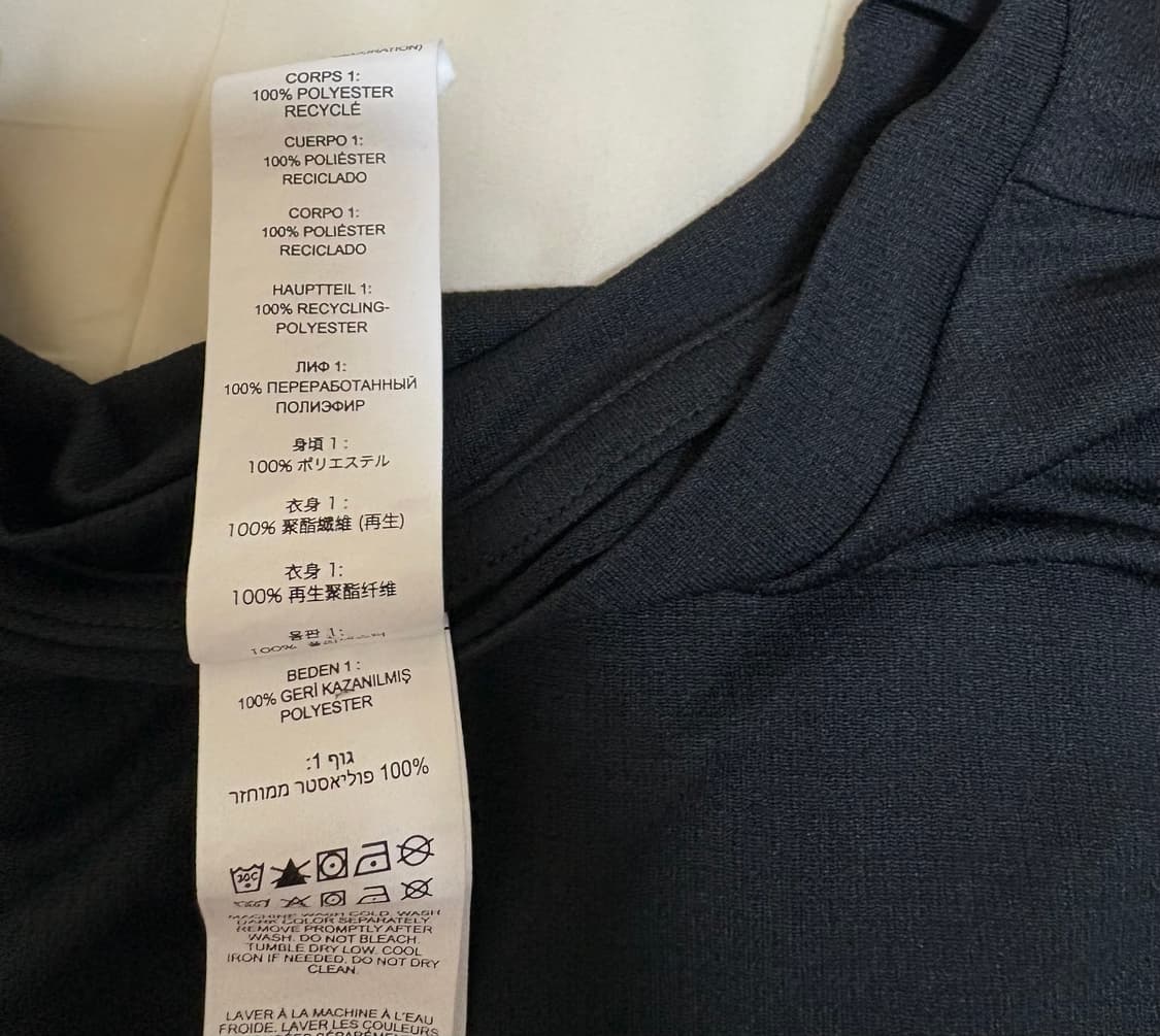 뉴발란스 스포츠 러닝 반팔 티셔츠 블랙 / L 상품이미지8