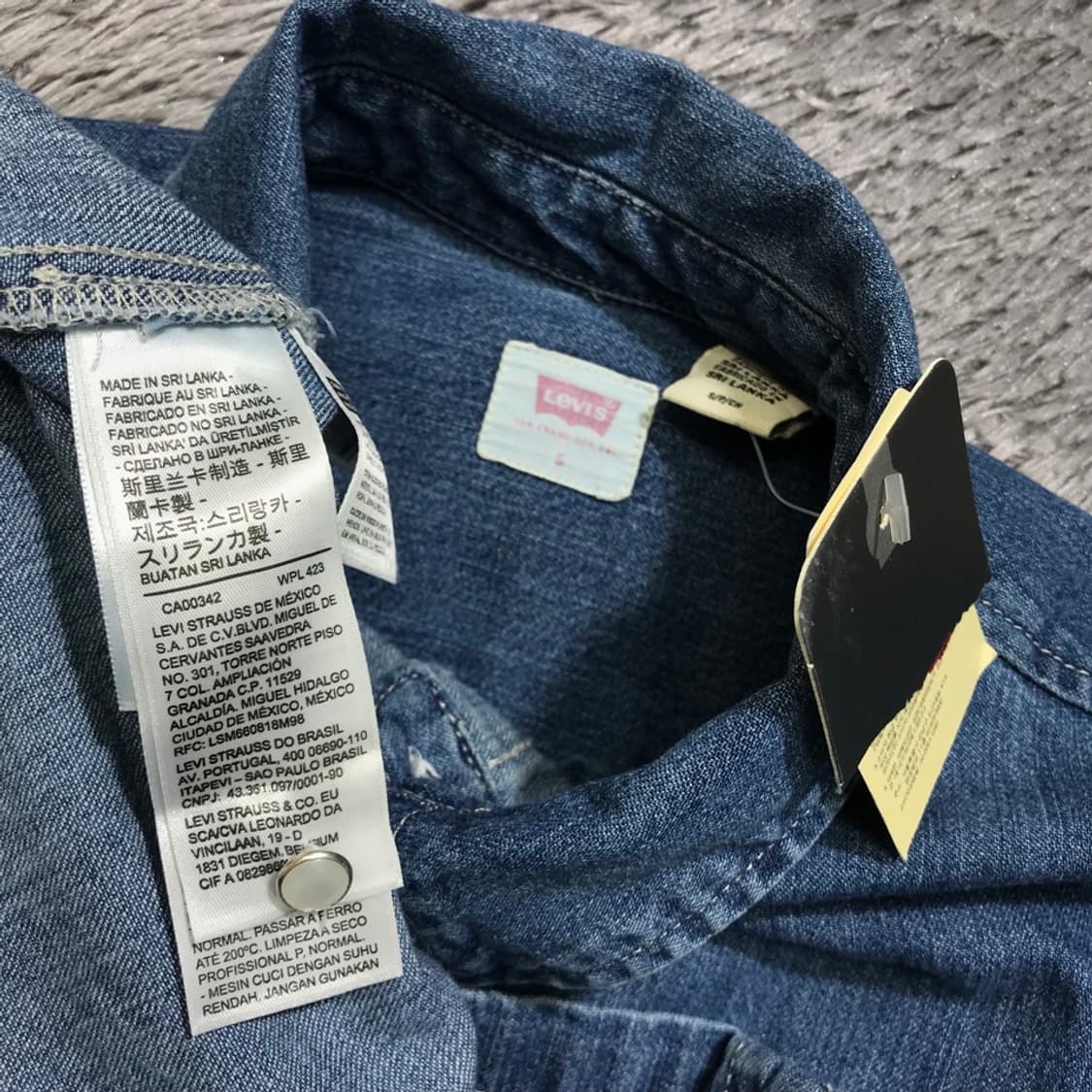 [[여성 S, 새상품] 리바이스(Levi's) 데님 원피스@460 상품이미지5