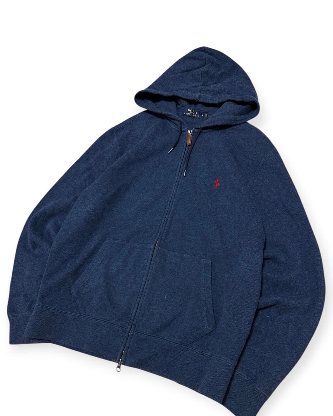 폴로 랄프로렌 네이비 니트 후드집업 상품이미지3