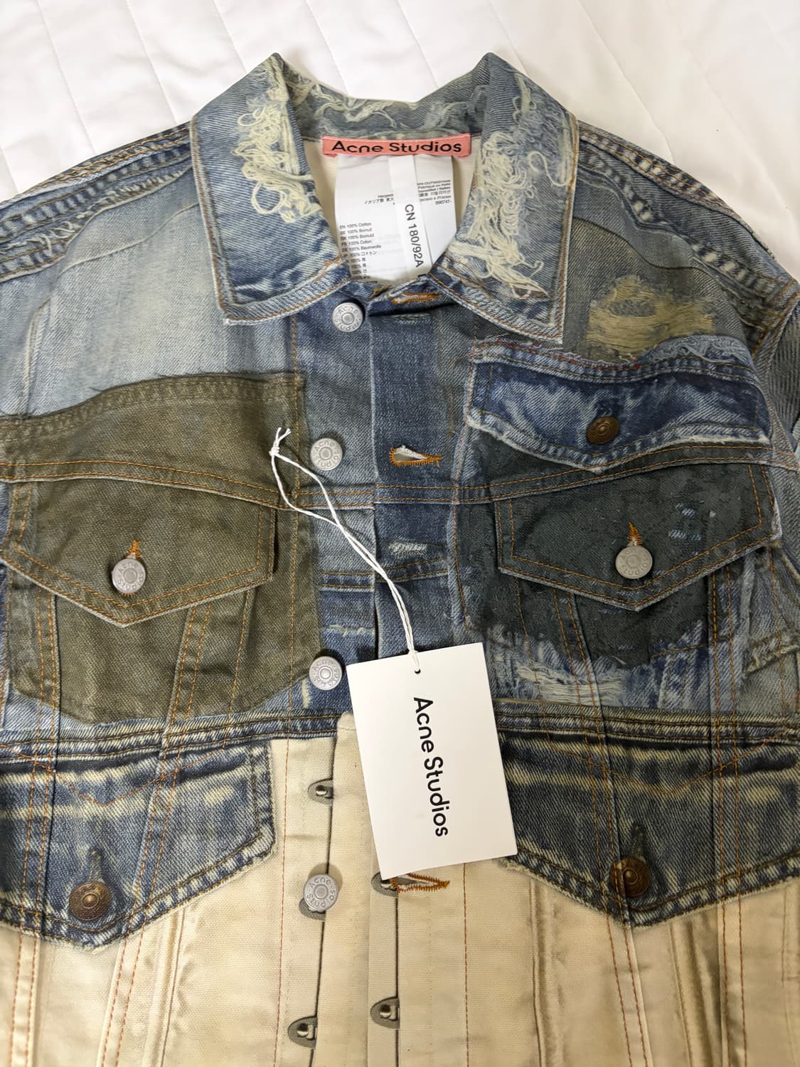 새상품) 아크네스튜디오 트롱프뢰유 데님 자켓 46 사이즈 상품이미지2