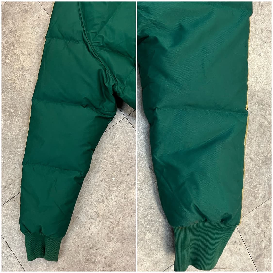 아디다스 올드스쿨 덕다운 패딩 자켓 그린 95 #csz2637 상품이미지9