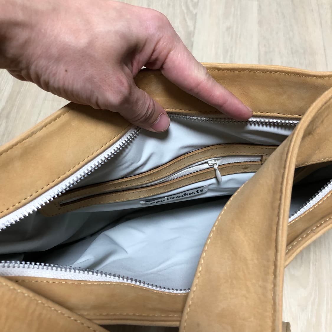 (OS) 로 프로덕트 오리지널 누벅 스웨이드 서클 숄더백 + 클러치 세트 상품이미지6