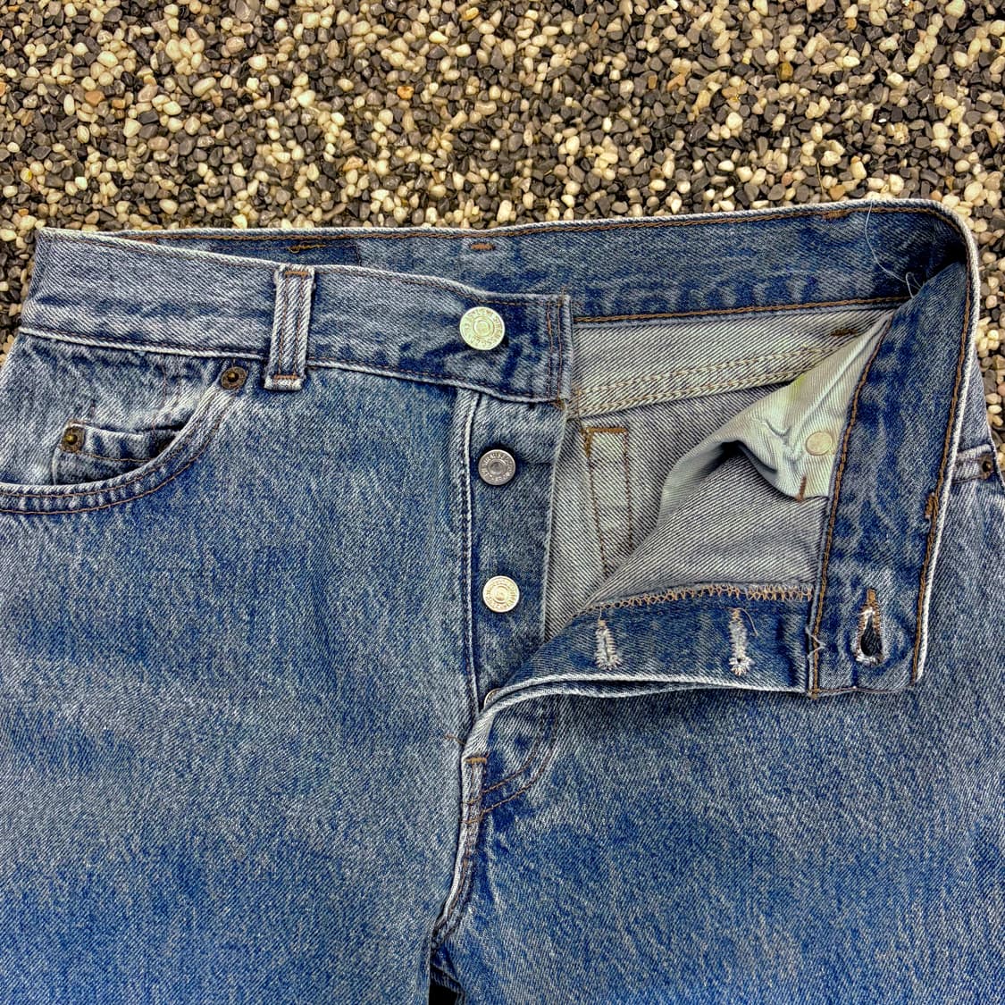 90s 리바이스 501 데님 made in USA (27) 상품이미지5